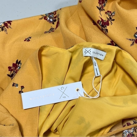 🆕 Gentle Fawn Urban Outfitters Jessica In Apricot Posy Floral - Picture 5 of 10